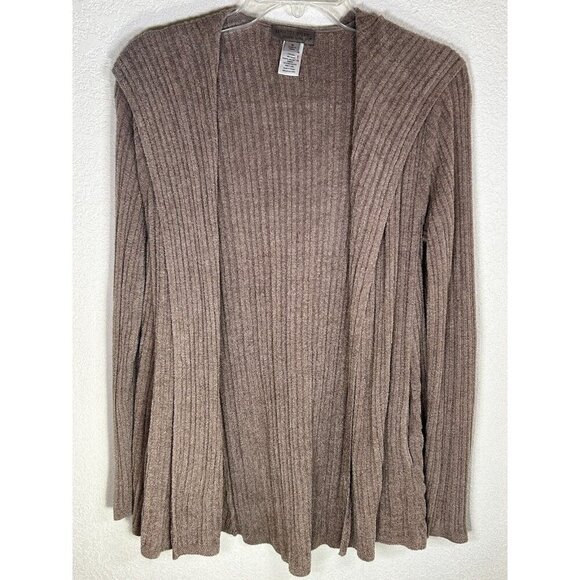 Barefoot Dreams Sweaters - Barefoot Dreams CozyChic Ultra Lite Oasis Ribbed Cardigan Taupe Hoodie Sweater M